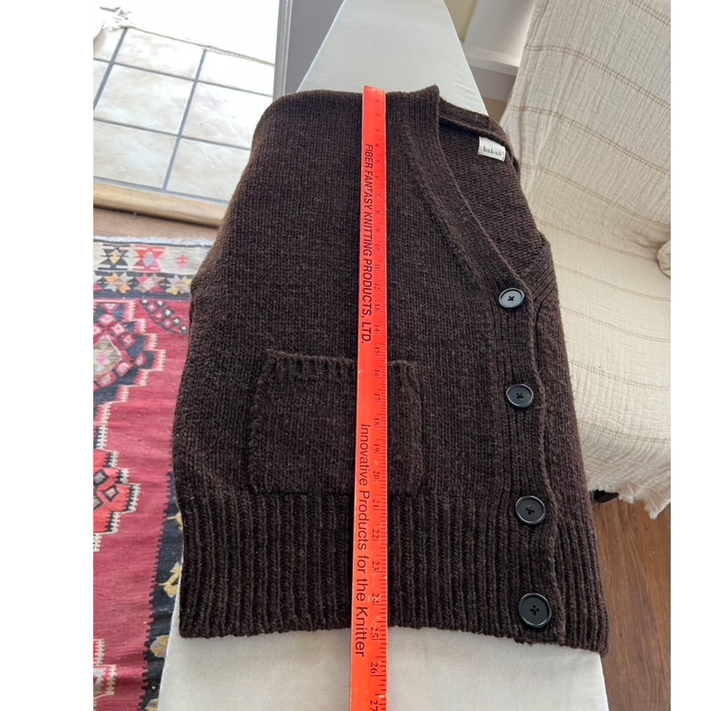 Babaa Dark Brown Women's Cardigan - Picture 11 of 12